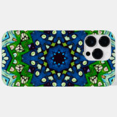 Mosaic Blue Green Hippie Boho Mandala Case-Mate iPhone Case (Achterkant (horizontaal))