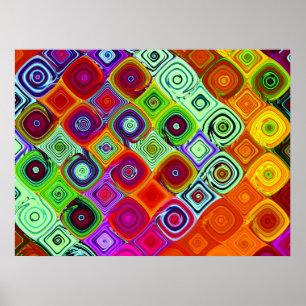 Mosaic Brago-Mitchell Fine Fractal Art Poster