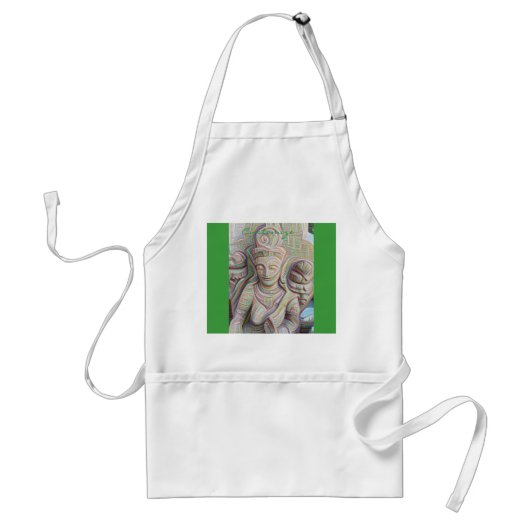 Mosaic buddha standbeeld standaard schort (Voorkant)