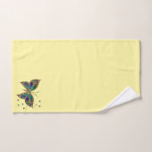 Mosaic Butterfly Yellow Bad Handdoek (Handdoek)