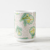 Mosaic Daisies Blanc 11 oz Mug classique (Centre)