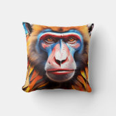 Mosaic de singe Coussin Jeu & Coussins (Recto)