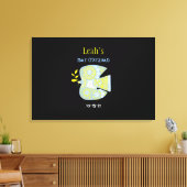 MOSAIC DOVE of PEACE Bat Mitzvah Sign-In Board Canvas Afdruk (Insitu (Woonkamer))