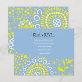 MOSAIC DOVE oF PEACE Invitation Bat mitzvah (Devant / Derrière)