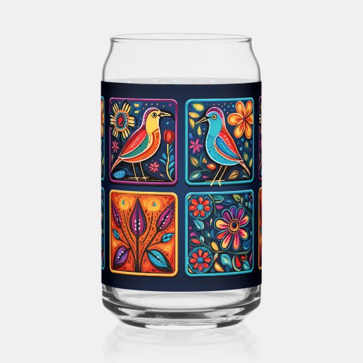 Mosaic Floral Bird mix (Recto)