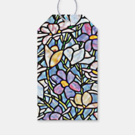 Mosaic Floral Tegels Cadeaulabel