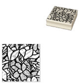 Mosaic Floral Tegels Rubberstempel (Gestempeld)