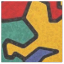 Mosaic Geckos Pattern - Earth Color Stof