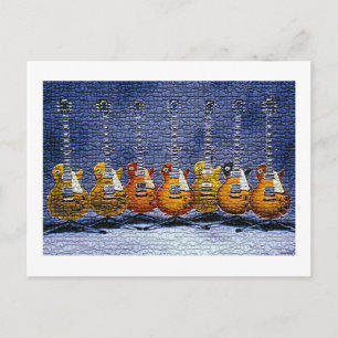 Mosaic Guitars Briefkaart