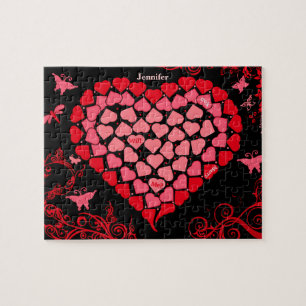 Mosaic Heart Marriage Voorstel Puzzle Legpuzzel