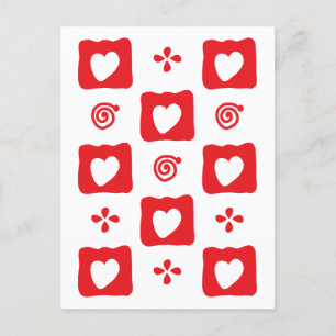Mosaic Heart tegels Briefkaart