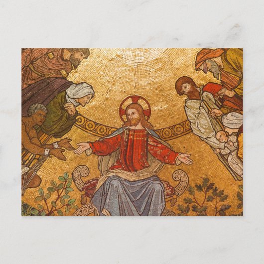mosaic jesus briefkaart (Voorkant)