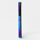 Mosaic Kaleidoscope Flower Blue Paars and Blauwgro Case-Mate iPhone Case (Achterkant/links)