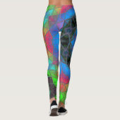 Mosaic Kaleidoscope Flower Rainbow Leggings (Achterkant)