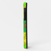 Mosaic Kaleidoscope Square Green Yellow and Oranje Case-Mate iPhone Case (Achterkant/links)