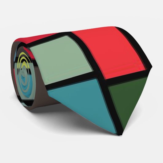 Mosaic Klee Cravate en verre tendu (Roulé)