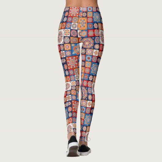 Mosaic Love - Power Yoga Leggings (Achterkant)