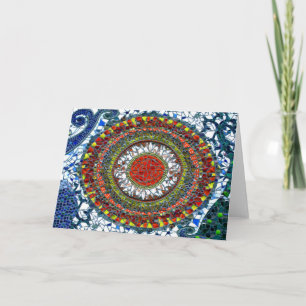 Mosaic Mandala 1-kaart Kaart