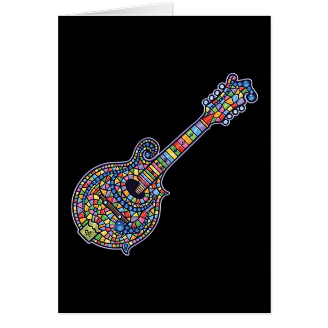 Mosaic Mandolin (Voorkant)