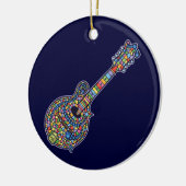 Mosaic Mandolin Keramisch Ornament (Links)