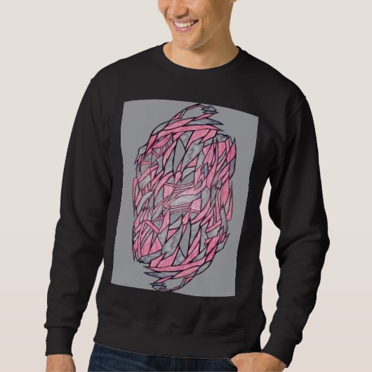 Mosaic Men’s Abstract Sweatshirt (Voorkant)