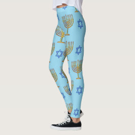 Mosaic Menorahs + sterren Leggings
