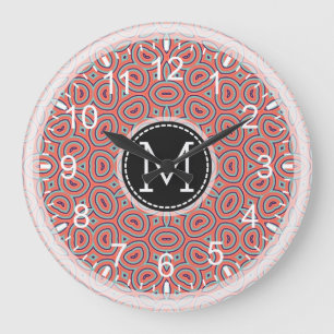 Mosaic Modern Monogram #9 Grote Klok