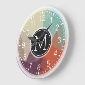 Mosaic Modern Monogram Grote Klok (Hoek)