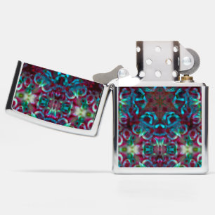 Mosaic of geometric lines and gradient matte folds