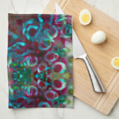 Mosaic of geometric lines and gradient matte folds theedoek (Quarter Fold)