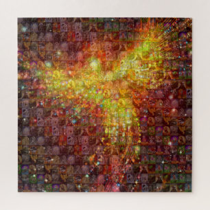 Mosaic Phoenix Legpuzzel