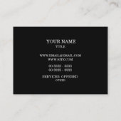 Mosaic Polygonal Modern Pattern Visitekaartje (Achterkant)