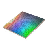 Mosaic Rainbow Tegeltje (Zijkant)