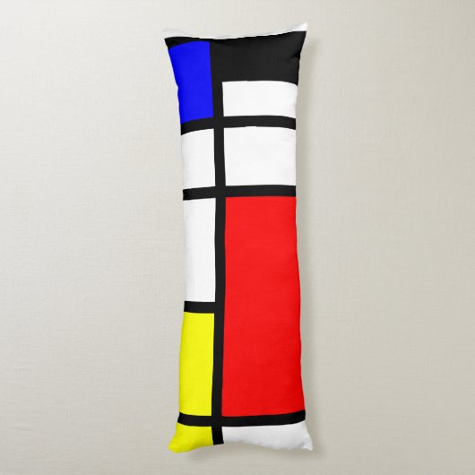 MOSAIC rechthoeken vierkantjes gekleurd I + uw ide Lichaamskussen (Achterkant (Verticaal))