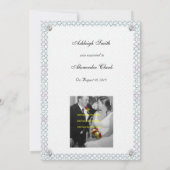 Mosaic Rose Elopement Faire-part (Dos)