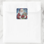 Mosaic Santa Claus Sticker Artistic  (Sac)
