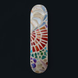 Mosaic Skateboard<br><div class="desc">Ce skate board est décoré d'un motif en mosaïque de coquillages. Parce que nous créons notre propre oeuvre,  vous ne trouverez pas cette image exacte d'autres designers. Mosaïque originale © Michele Davies.</div>