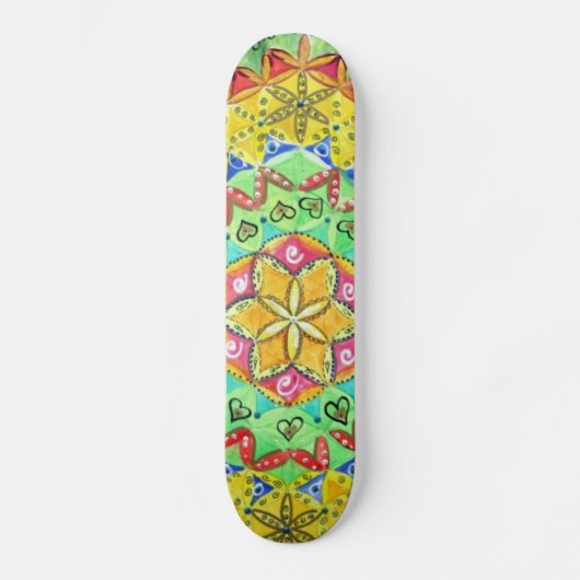 Mosaic Skateboard (Recto)