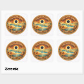 Mosaic Stijl 2027 Eclipse Vierkante Sticker (Vel)