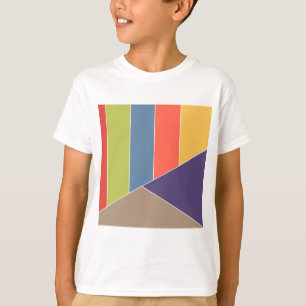 MOSAIC strepen driehoeken met kleurcode I + uw ide T-shirt