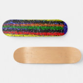 Mosaic Stripes Skateboard (Horz)