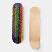 Mosaic Stripes Skateboard (Recto)