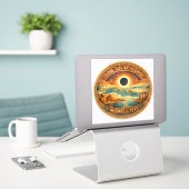 Mosaic Style 2027 Eclipse Sticker (Laptop op bureau)