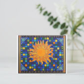 Mosaic Sun Briefkaart (Staand voorkant)