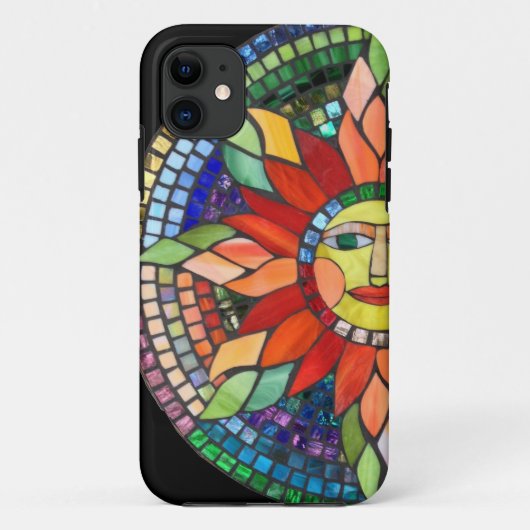 Mosaic Sun Cell Phone Case (Achterkant)
