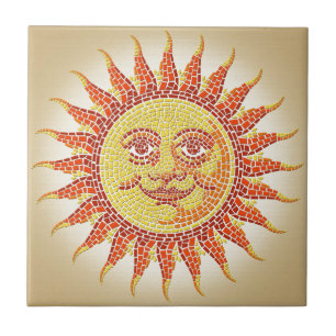 Mosaic Sun Tegeltje