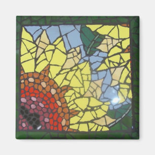 Mosaic Sunflower Magneet