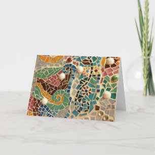 Mosaic Swirls Card Kaart