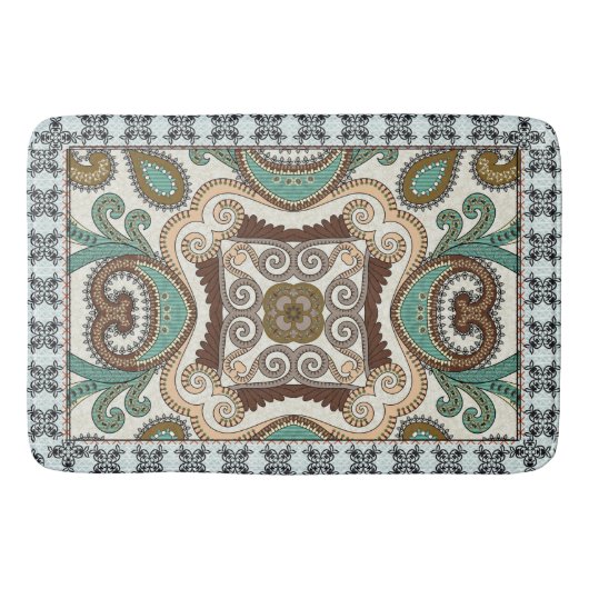 Mosaic Tegel Pattern Bath Mat (Voorkant)