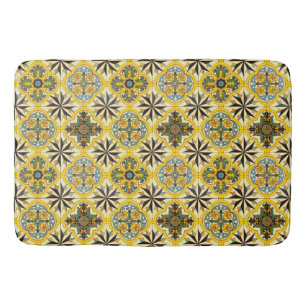 Mosaic Tegel Pattern Bath Mat